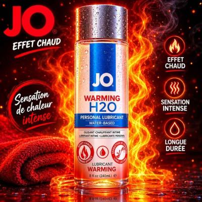 JO H2O Warming – Lubrifiant Intime Chauffant à Base d’Eau