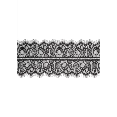 Lace mask Ouch Black & White gros plan dentelle