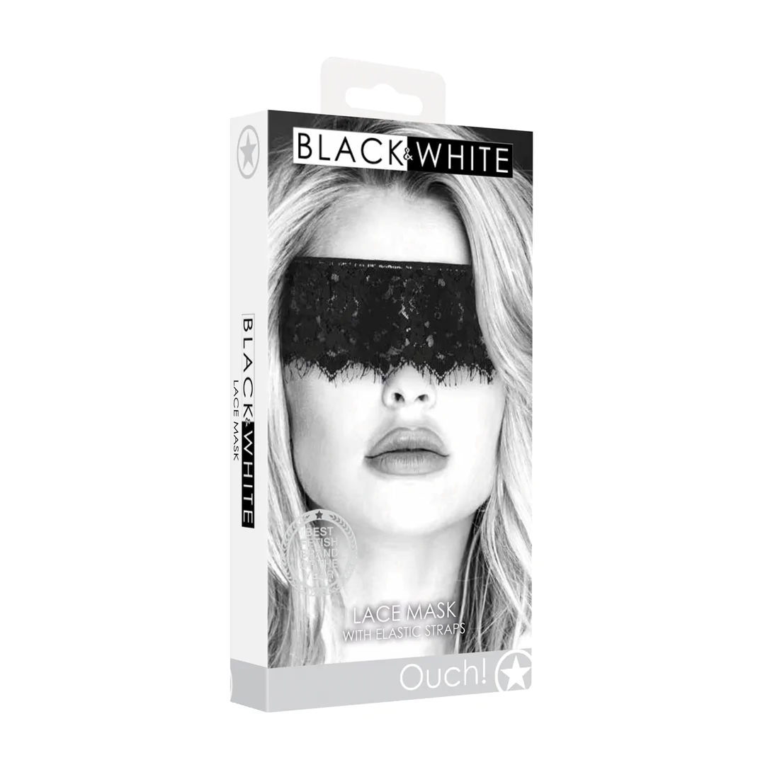 Masque yeux dentelle BDSM confortable et léger