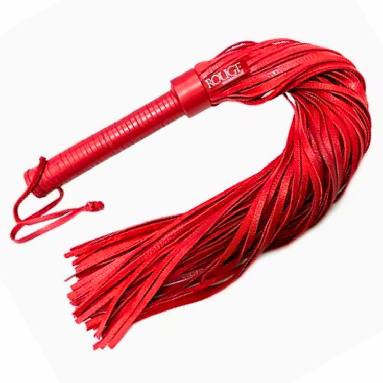 Leather Handle Flogger - Rouge – Image 2