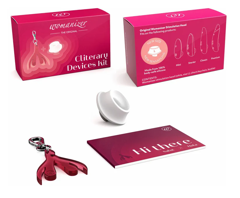 Embout Womanizer L avec porte-clé clitoris