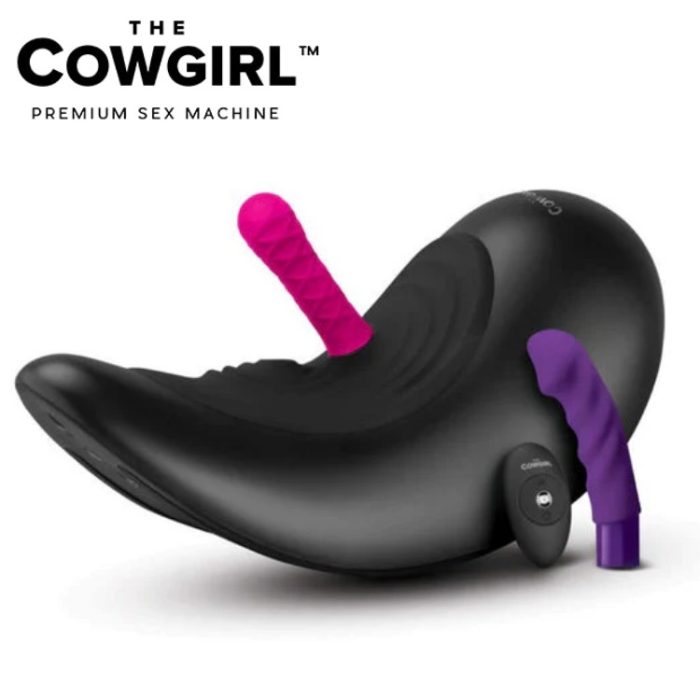 The Cowgirl Saddle - machine de sexe selle vibrante avec embouts magnétiques