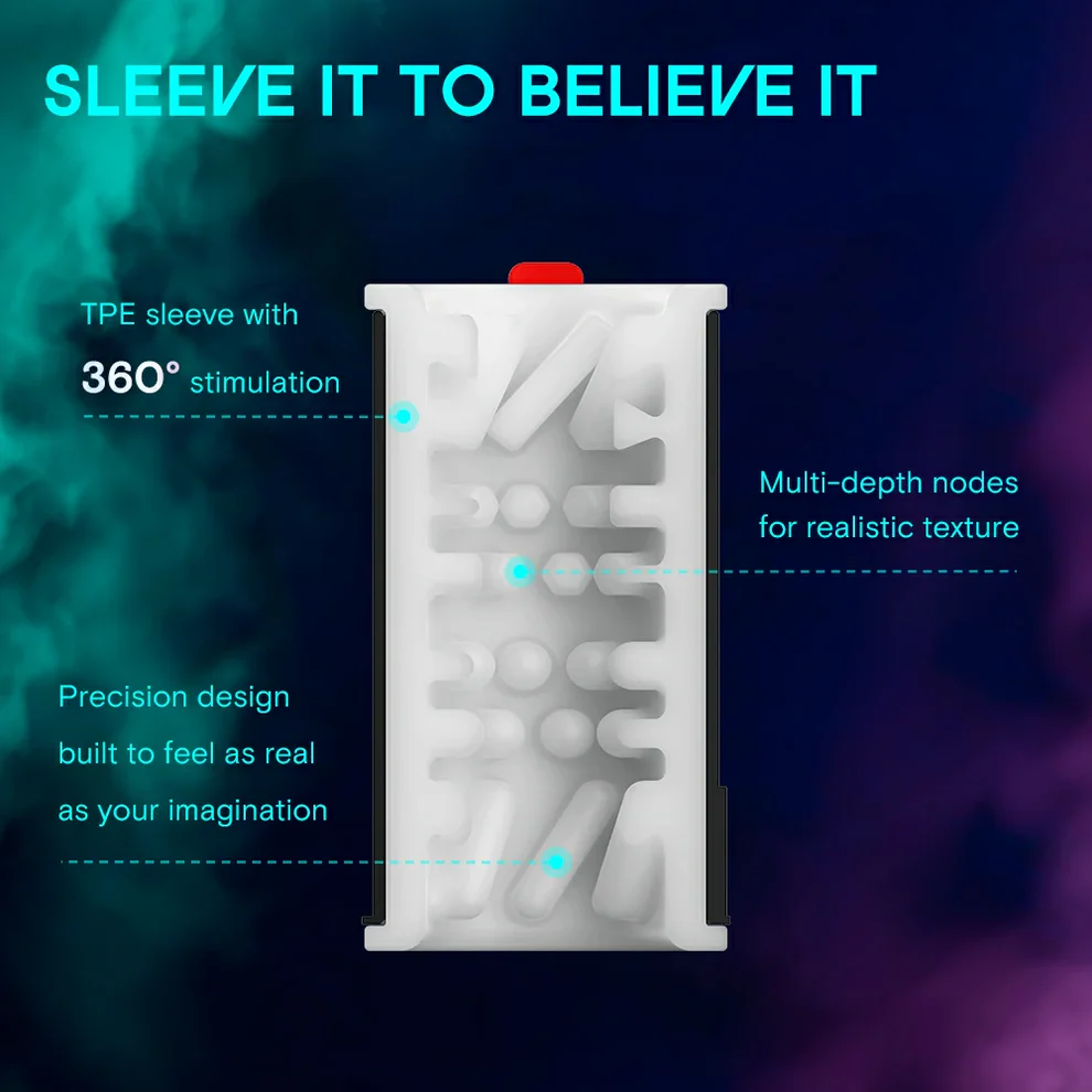 The Shotty Kaotik Labs chambre TPE texture 360 stimulation