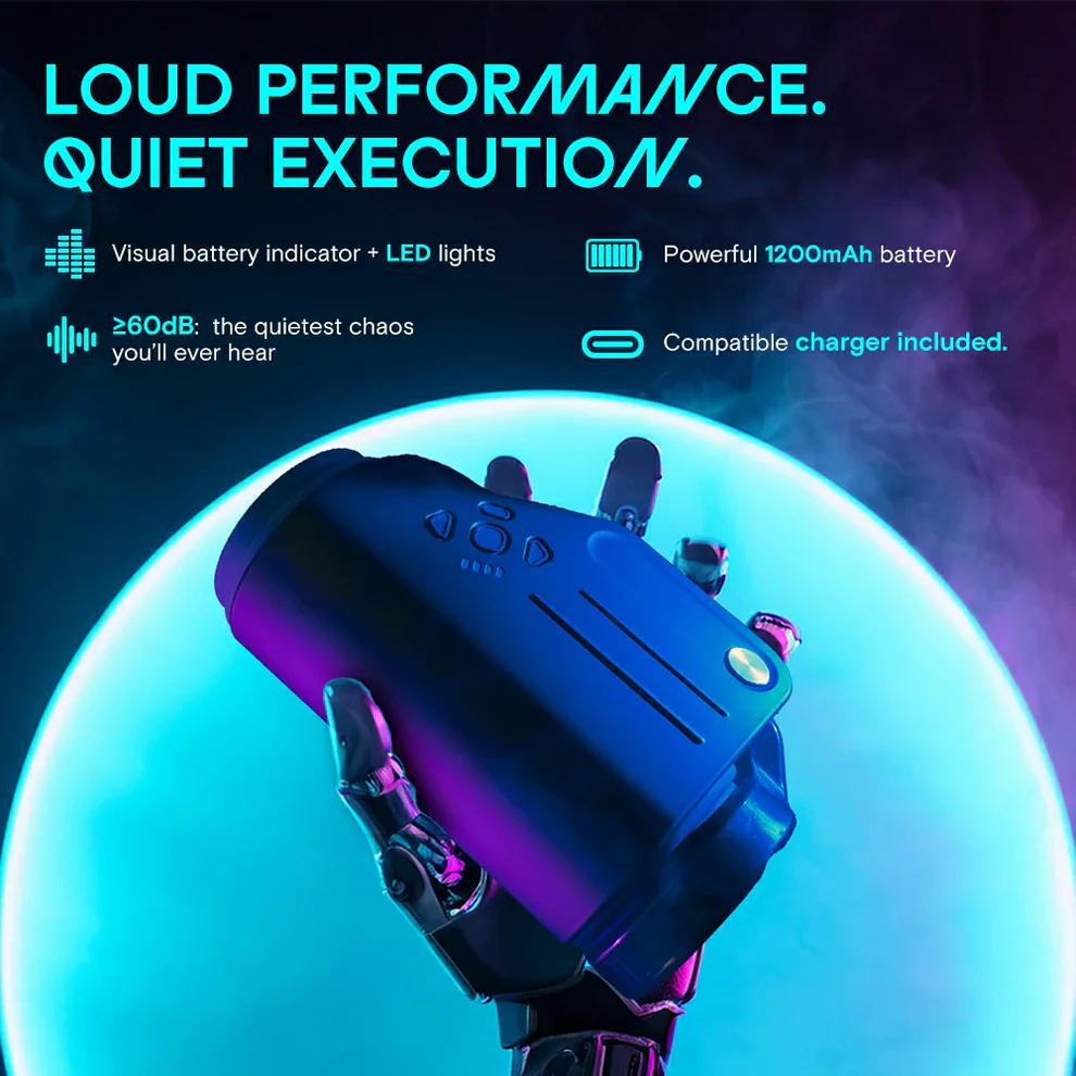 Masturbateur The Shotty sync vidéo bluetooth contrôle distance