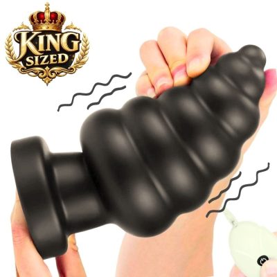 Vibrating Anal Cracker king-sized plug anal noir