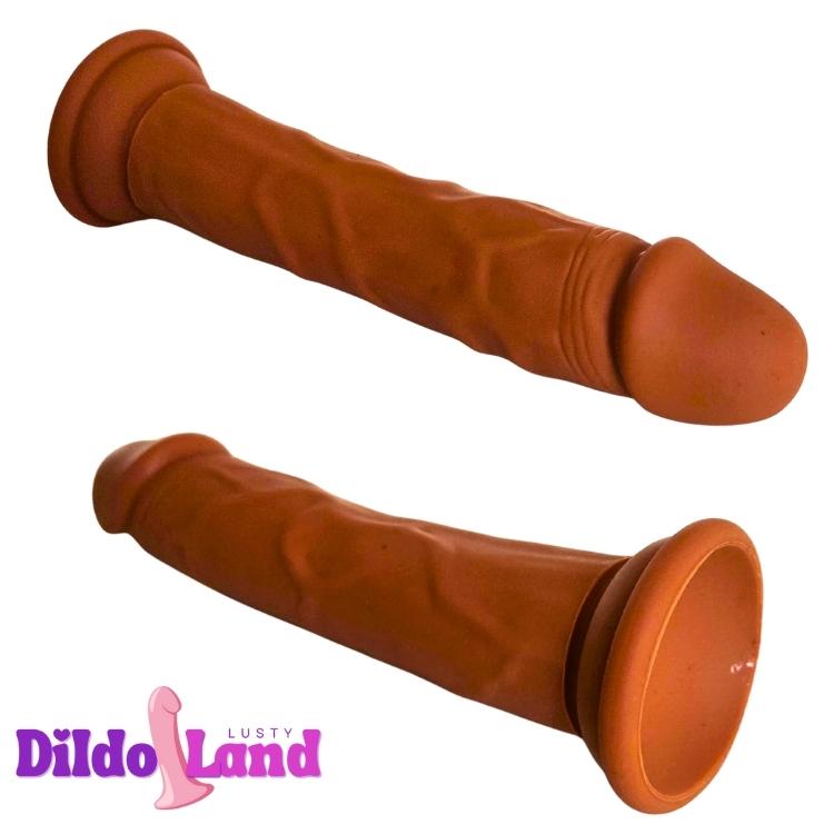 DildoLand Brown Dominant 8 veined realistic dildo