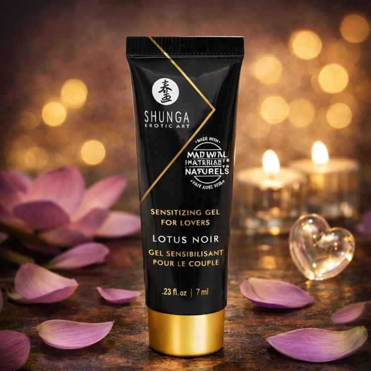 Gel Sensibilisant pour Couple - Lotus Noir de Shunga - 7ml