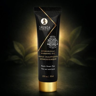 Huile Chauffante Aphrodisiaque Thé Vert - Organica de Shunga - 10ml