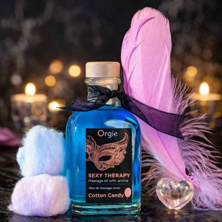 Huile Comestible Réchauffante Barbe a Papa - Orgie