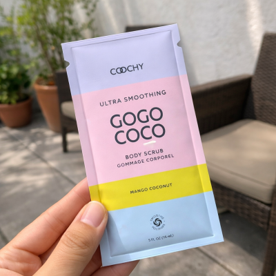 Exfoliant corporel ultra doux - Coochy Ultra Gogo Coco - Mango Coconut (10 ml)