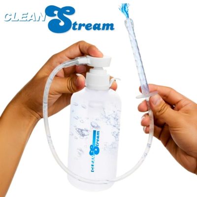 XL Enema Bottle with 3 Attachments - Clean Steam
