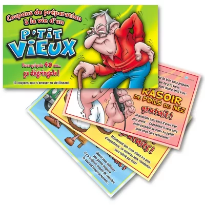 Coupons préparation à la vie d'un p'tit Vieux
