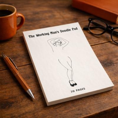 The Working Man’s Doodle Pad – Bloc-note rétro