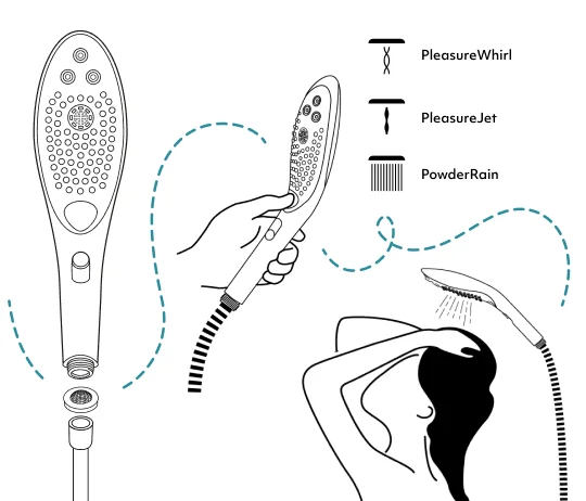 Womanizer Wave - Douchette Intime 2-en-1 – Image 9