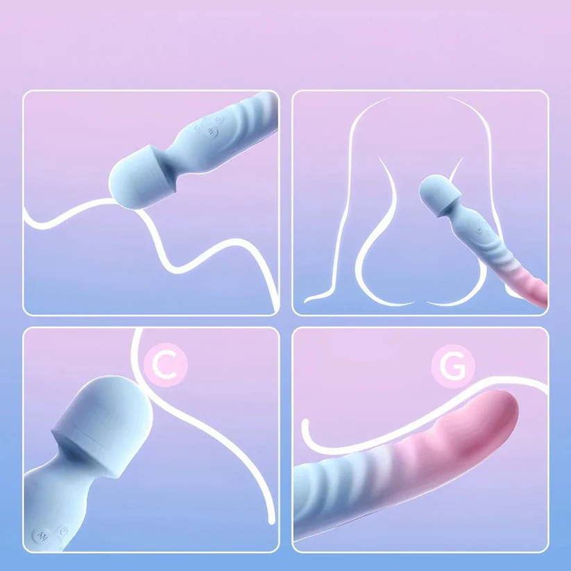 Amasher Heated Wand – Vibromasseur Wand Chauffant & Stimulation G-Spot – Image 5