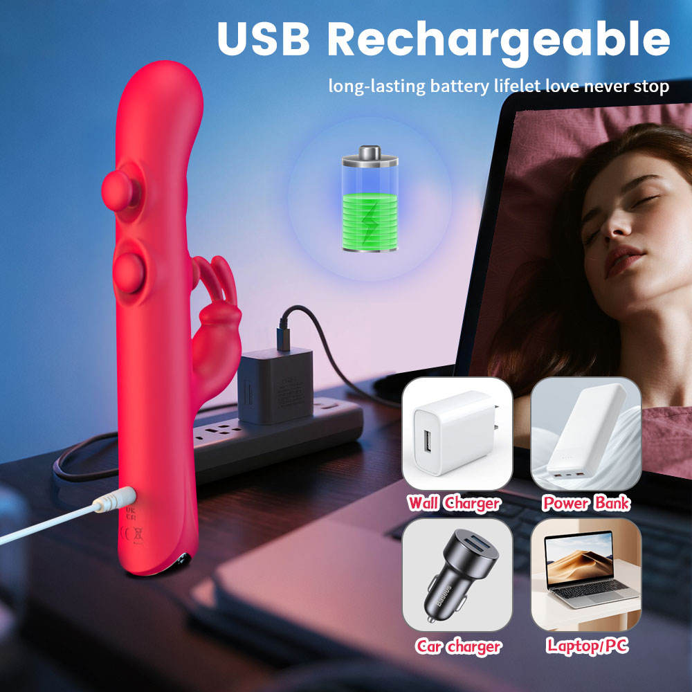 DildoLand NovaSwing 3X – Vibrateur Rabbit Oscillant Triple Stimulation – Image 4