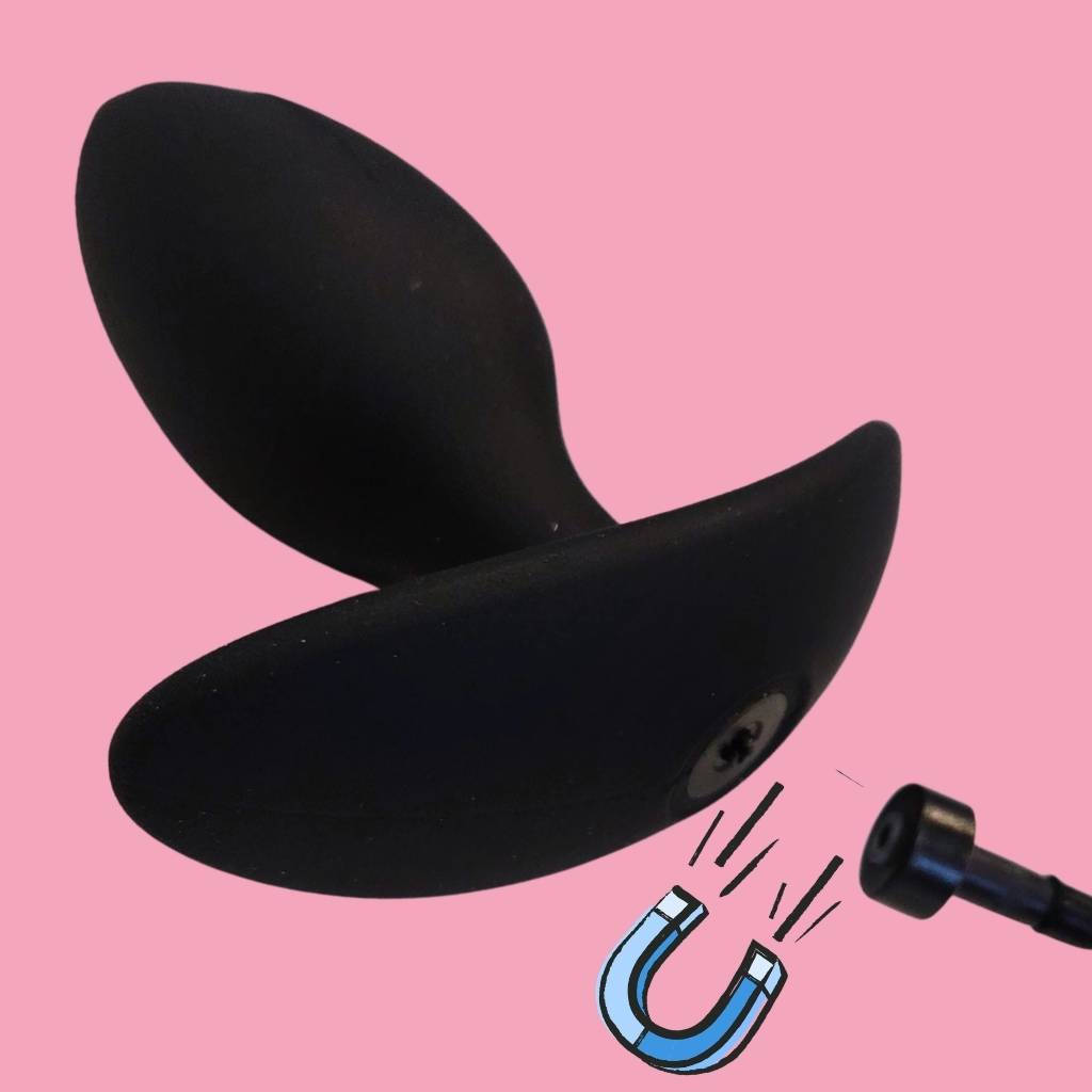 Dildoland Vortex Magnetic – Plug Anal Gonflable avec Valve Magnétique & Bille – Image 4