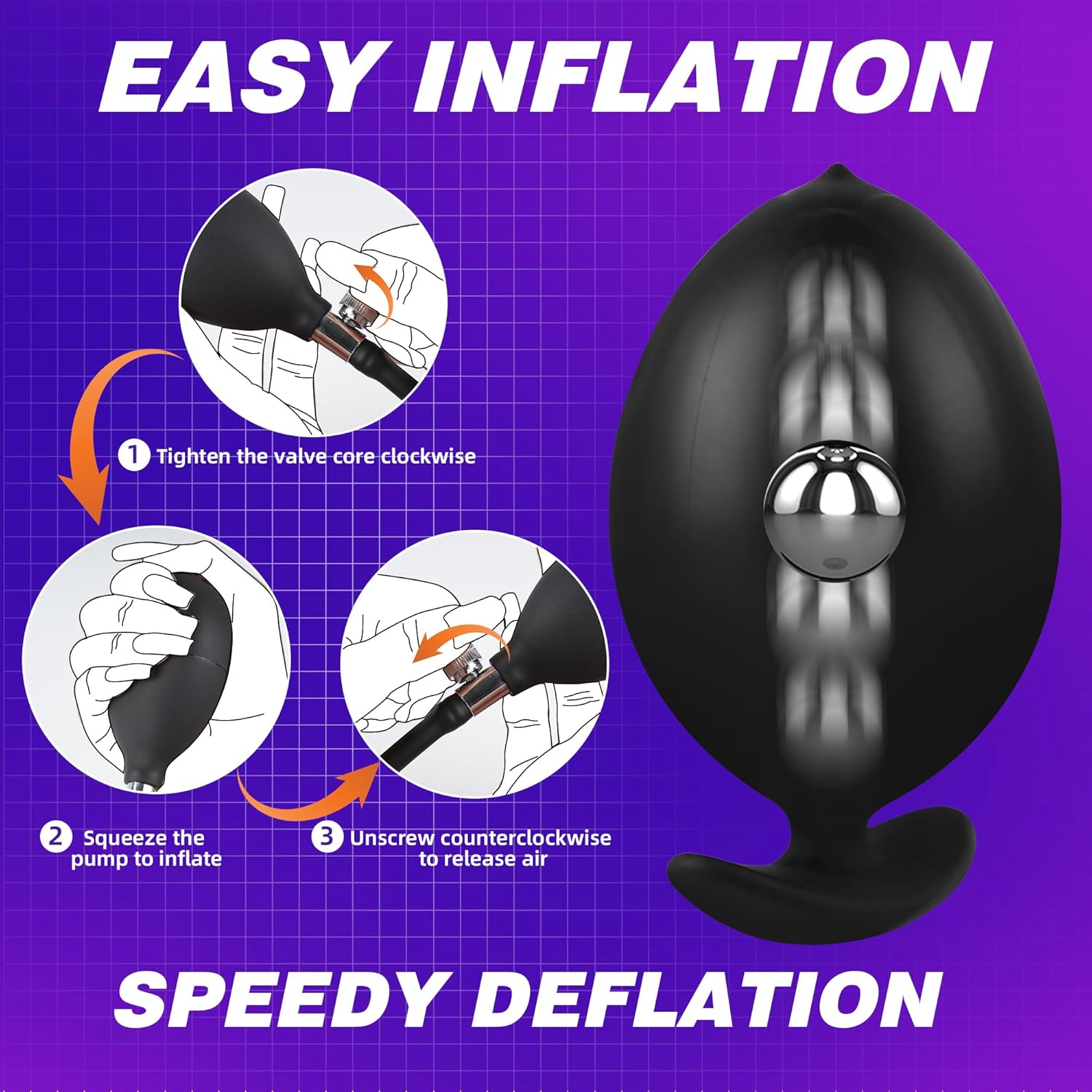 Bille roulante interne du Vortex Magnetic pour stimulation à chaque mouvement