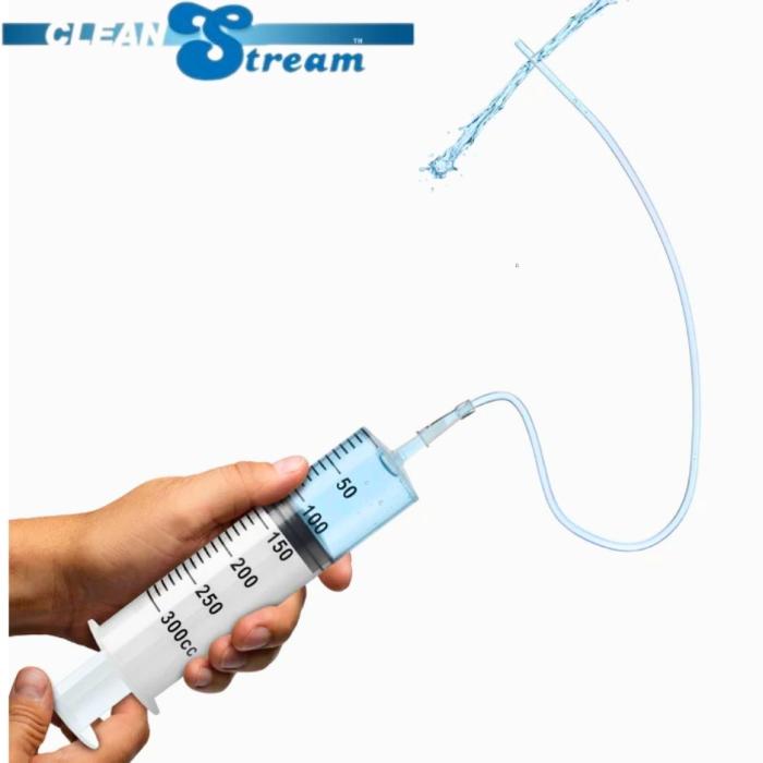 Clean Stream seringue lavement anal 300ml tube silicone hygiène intime Le Prince Québec