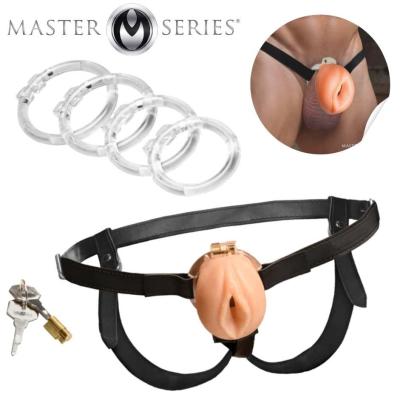 Pussy Chastity Cage chasteté féminisation Master Series Le Prince Québec