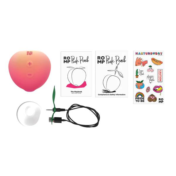 ROMP Pink Peach – Stimulateur Clitoridien à Technologie Air Pulse – Image 6