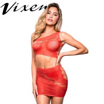 Ensemble 2pcs avec Strass - FAV811 - Fantasy Lingerie