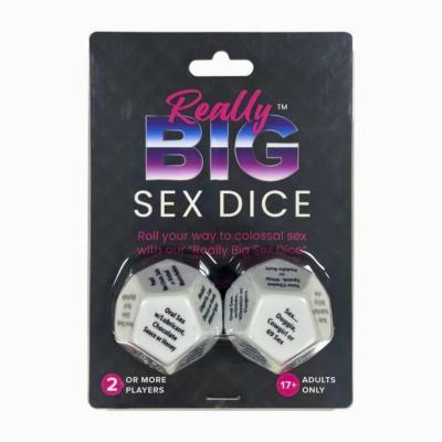 Jeu de dés érotiques Really Big pour couple avec 69 activités