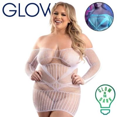 Robe Longues Manches Sans Coutures Ascension Grande Taille – FAGL2134X - Glow