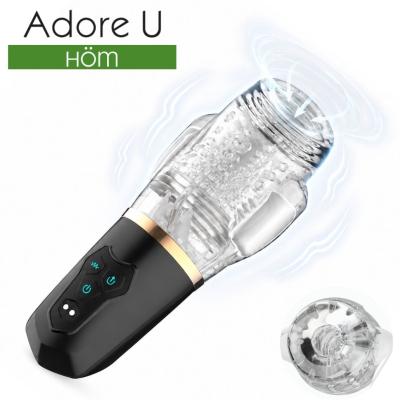 Adore U Höm masturbateur rechargeable à succion avec commandes éclairées