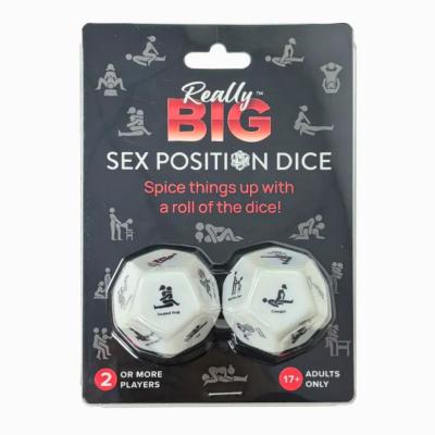 Dés géants de positions Really Big pour jeu de couple