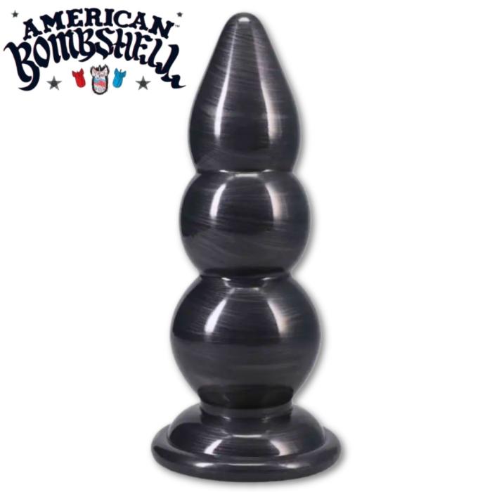 Doc Johnson American Bombshell Triple Payload grand gode ondulé 7,6cm joueurs avancés Le Prince