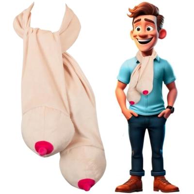 Écharpe Seins – Écharpe Humoristique Douce et Moelleuse