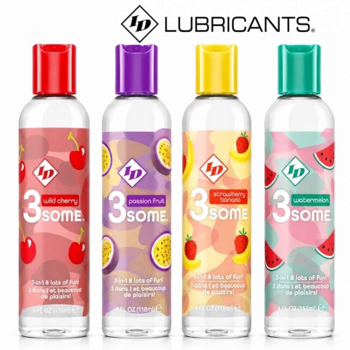 ID 3Some lubrifiant 3-en-1 aromatisé sans sucre