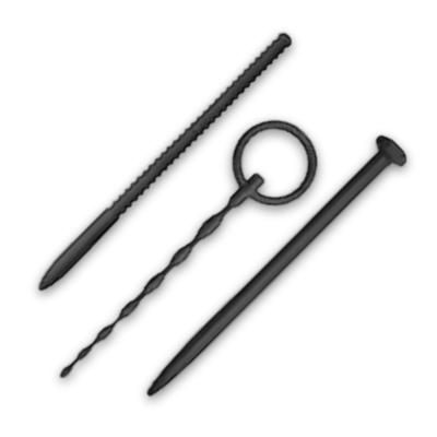 Knot-Knot kit urétral silicone 3-en-1 noir