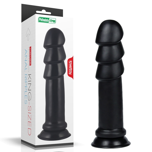 Gode Anal Grand Format à Bosses King Sized 11,25po — Base Ventouse – Image 5