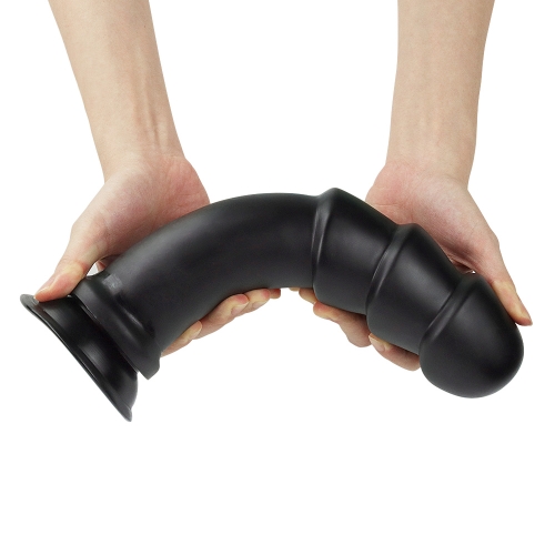 Base ventouse du gode anal à bosses pour usage mains libres