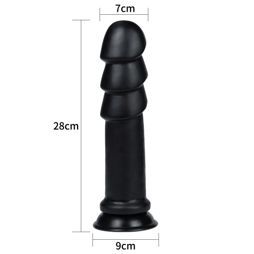 Gode Anal Grand Format à Bosses King Sized 11,25po — Base Ventouse – Image 4