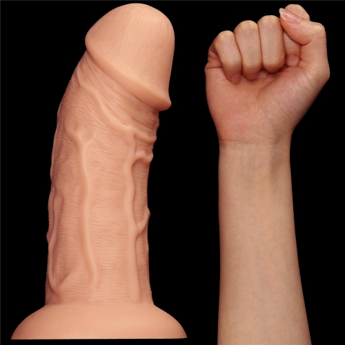 Base ventouse solide du gode réaliste grand format