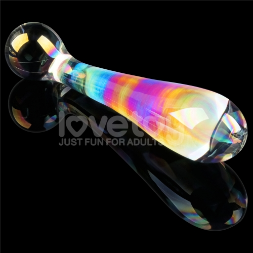 Tête boule du gode en verre pour stimulation point G