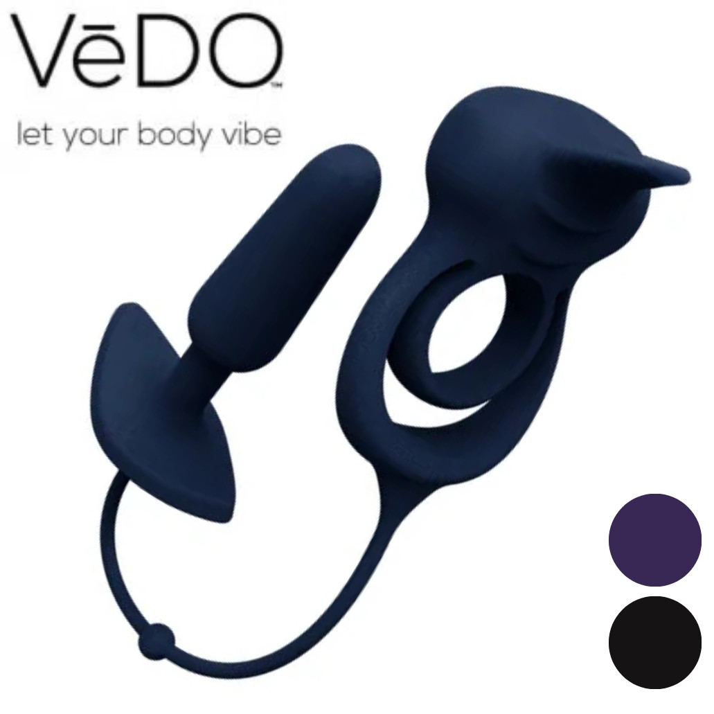 Humper VeDO anneau double C avec plug anal vibrant