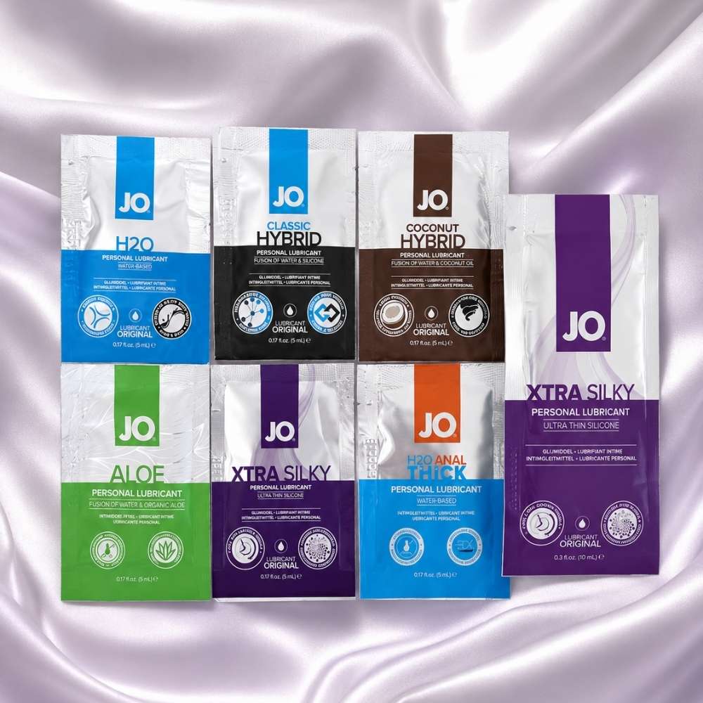 JO Variety Pack – 7 Lubrifiants Format Découverte
