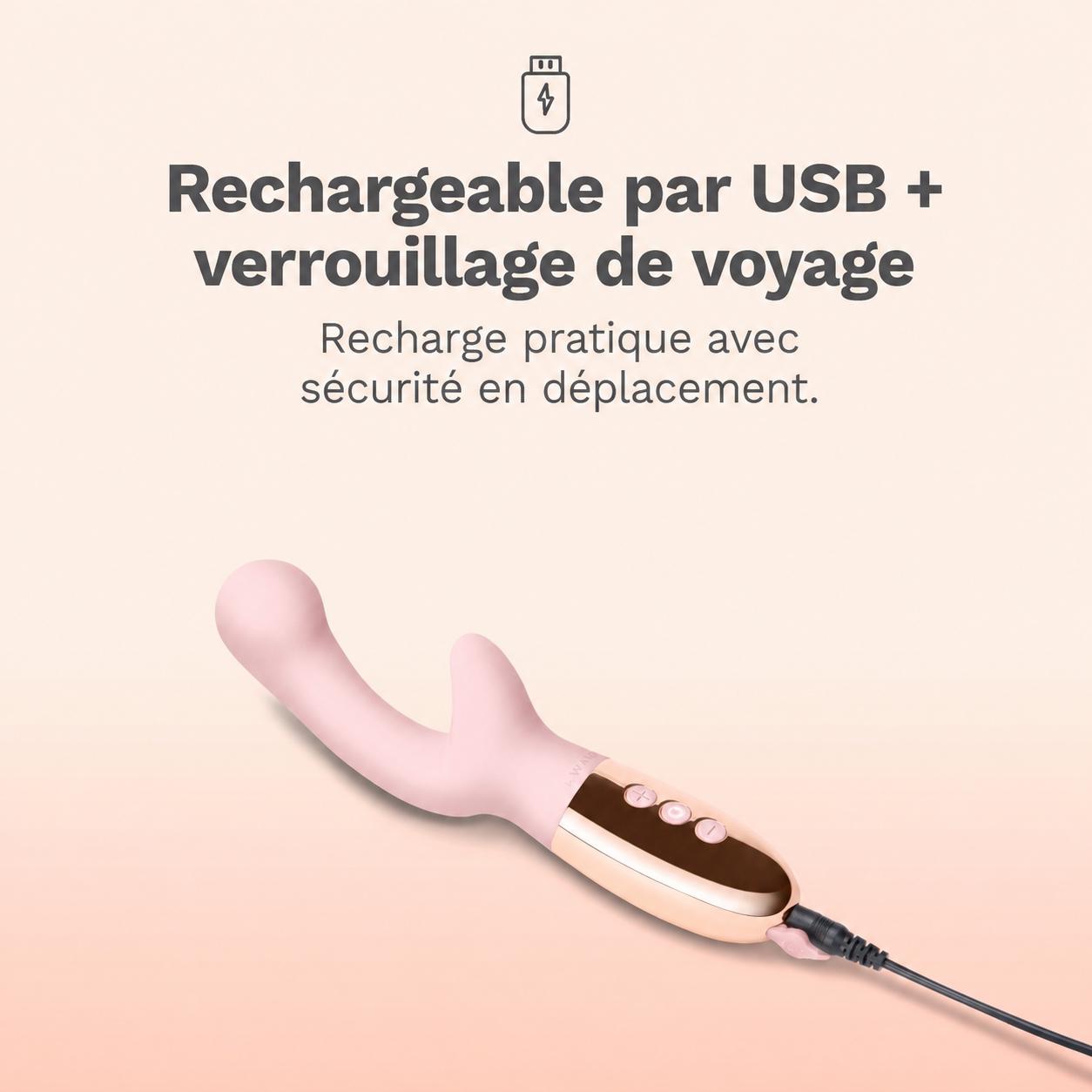 Le Wand XO - Vibromasseur Double Moteur, Stimulation Interne et Externe – Image 3