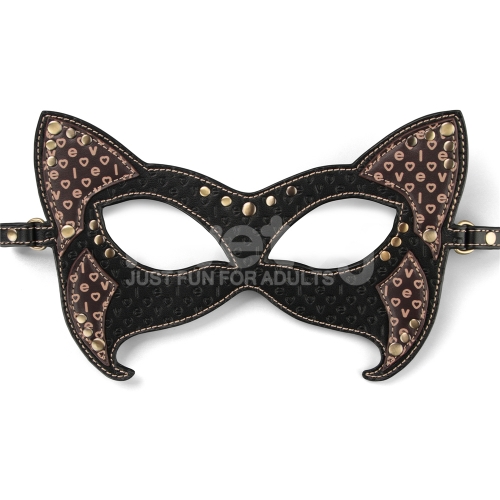 Masque chat BDSM Rebellion Reign vue de face
