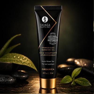 Organica Thé Vert Exotique Shunga – Huile Chauffante Aphrodisiaque 10 ml