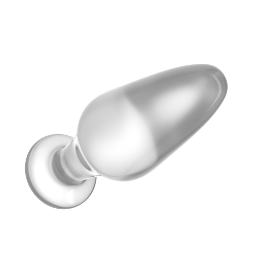 Texture lisse et polie du plug anal en verre