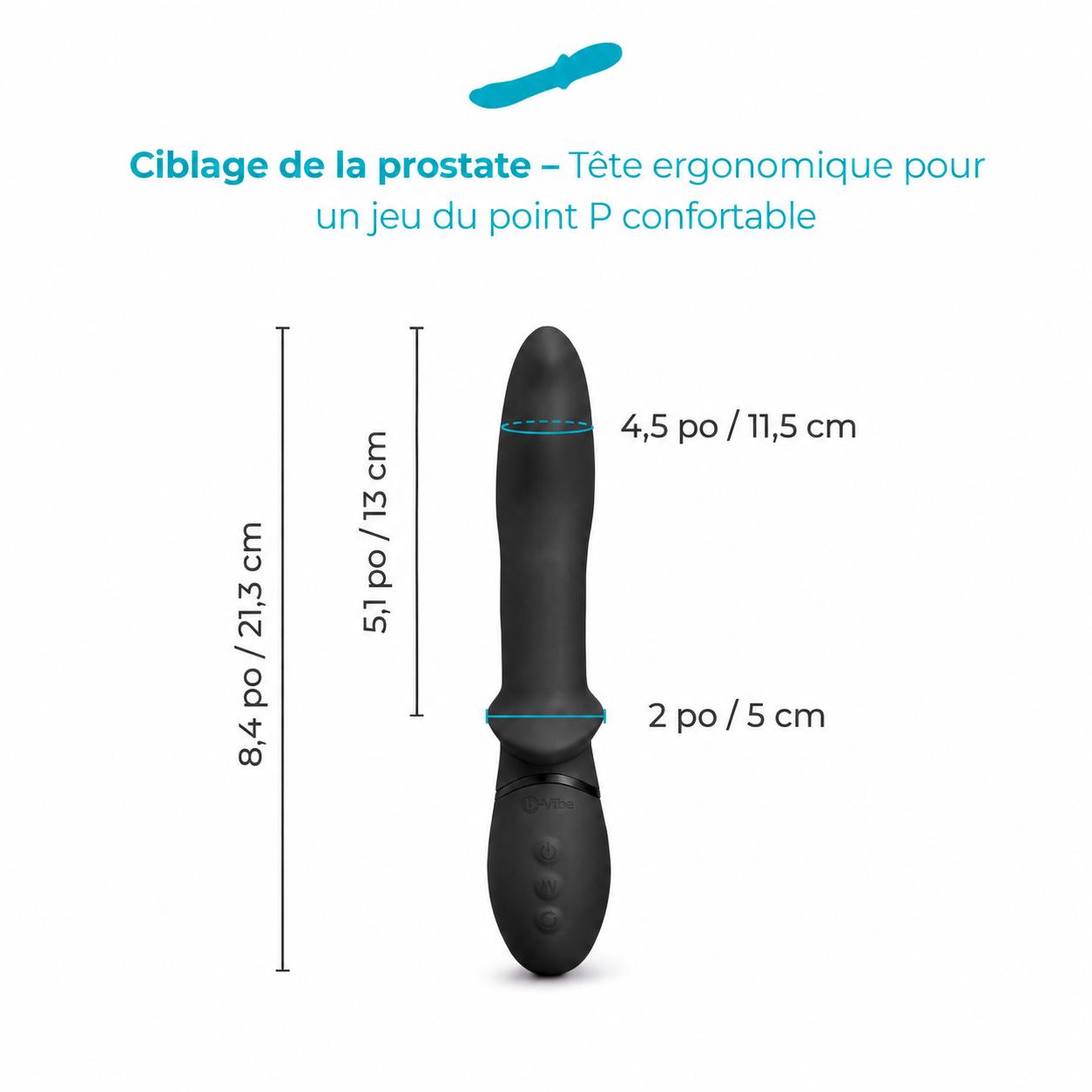 Rimming P-Spot Vibe — b-Vibe, Masseur Prostate Rotatif et Vibrant – Image 8