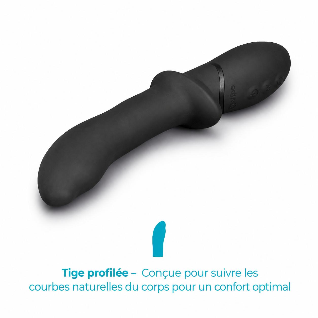 Tête rotative et billes internes du Rimming P-Spot Vibe