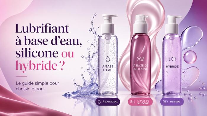 Guide MonPrince.ca pour choisir entre lubrifiant à base d’eau, silicone ou hybride