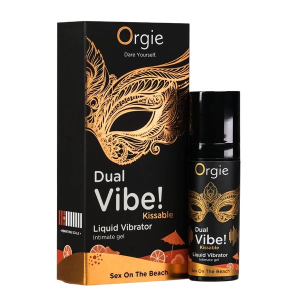Dual Vibe! - Gel Excitant Vibrant Comestible, 3 Saveurs - Orgie – Image 6