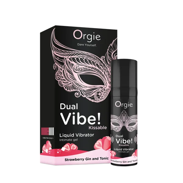 Dual Vibe! - Gel Excitant Vibrant Comestible, 3 Saveurs - Orgie – Image 8